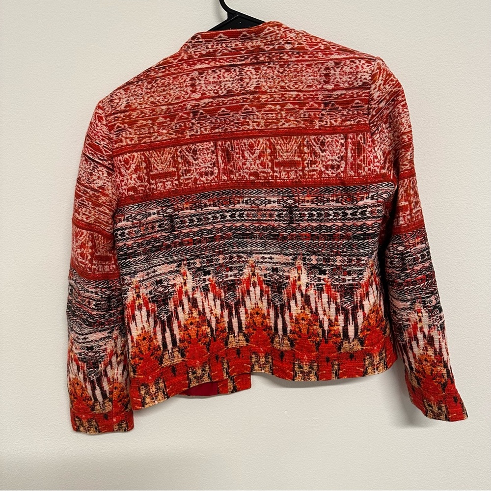H&M Red Retro Western Blazer | Multicolor | Medium - Picture 5 of 5